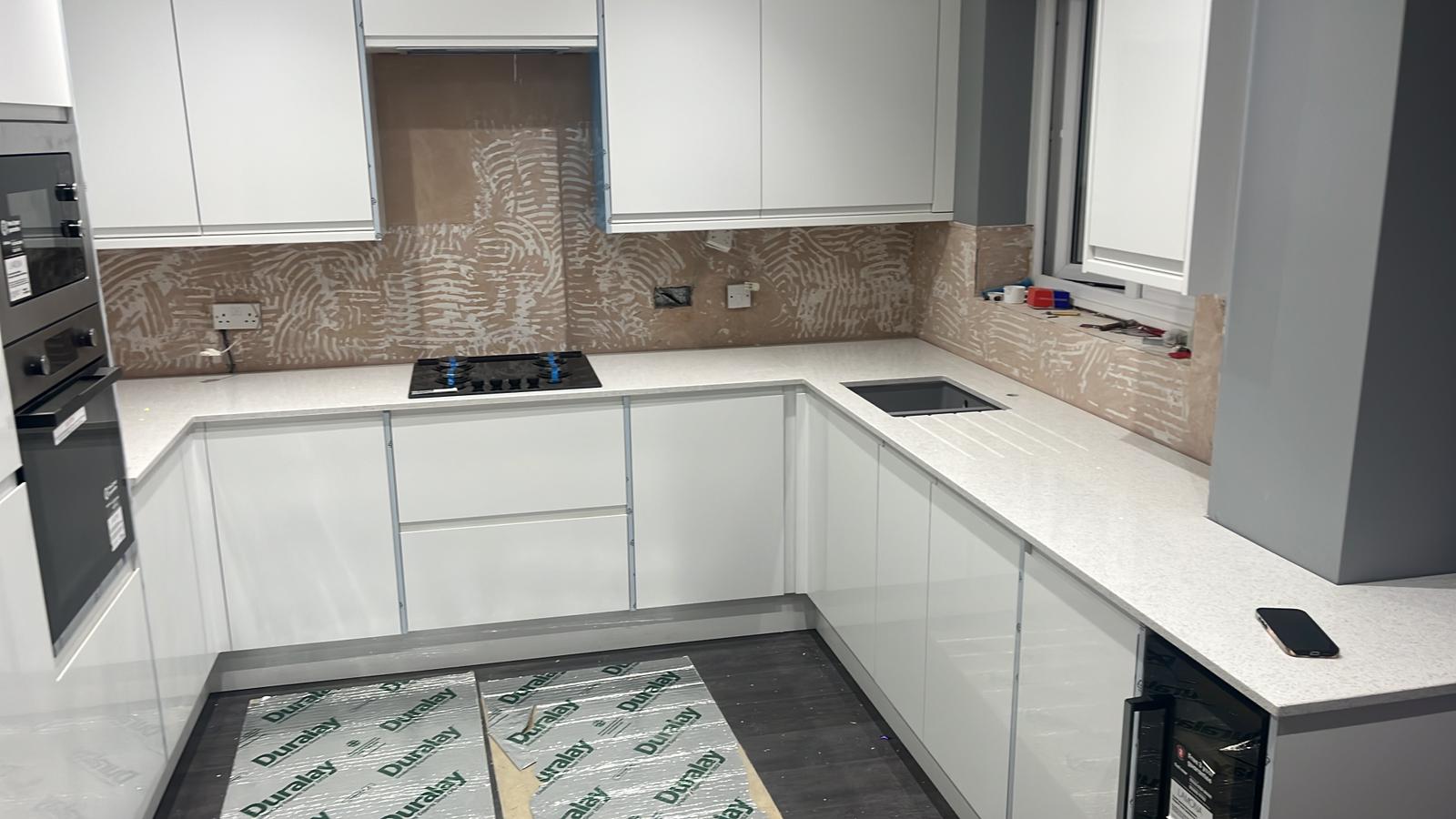 Bespoke fitted kitchen installation completed in Brentwood Essex